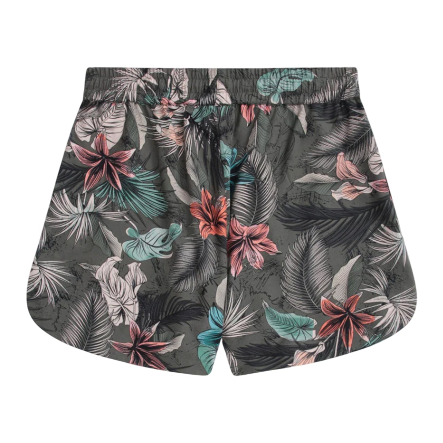 Khaki Brown - Back - Animal Womens-Ladies Sand Dune Recycled Printed Shorts