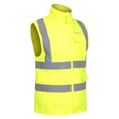 Yellow - Lifestyle - Mountain Warehouse Unisex Adult Waterproof Work Hi-Vis Vest