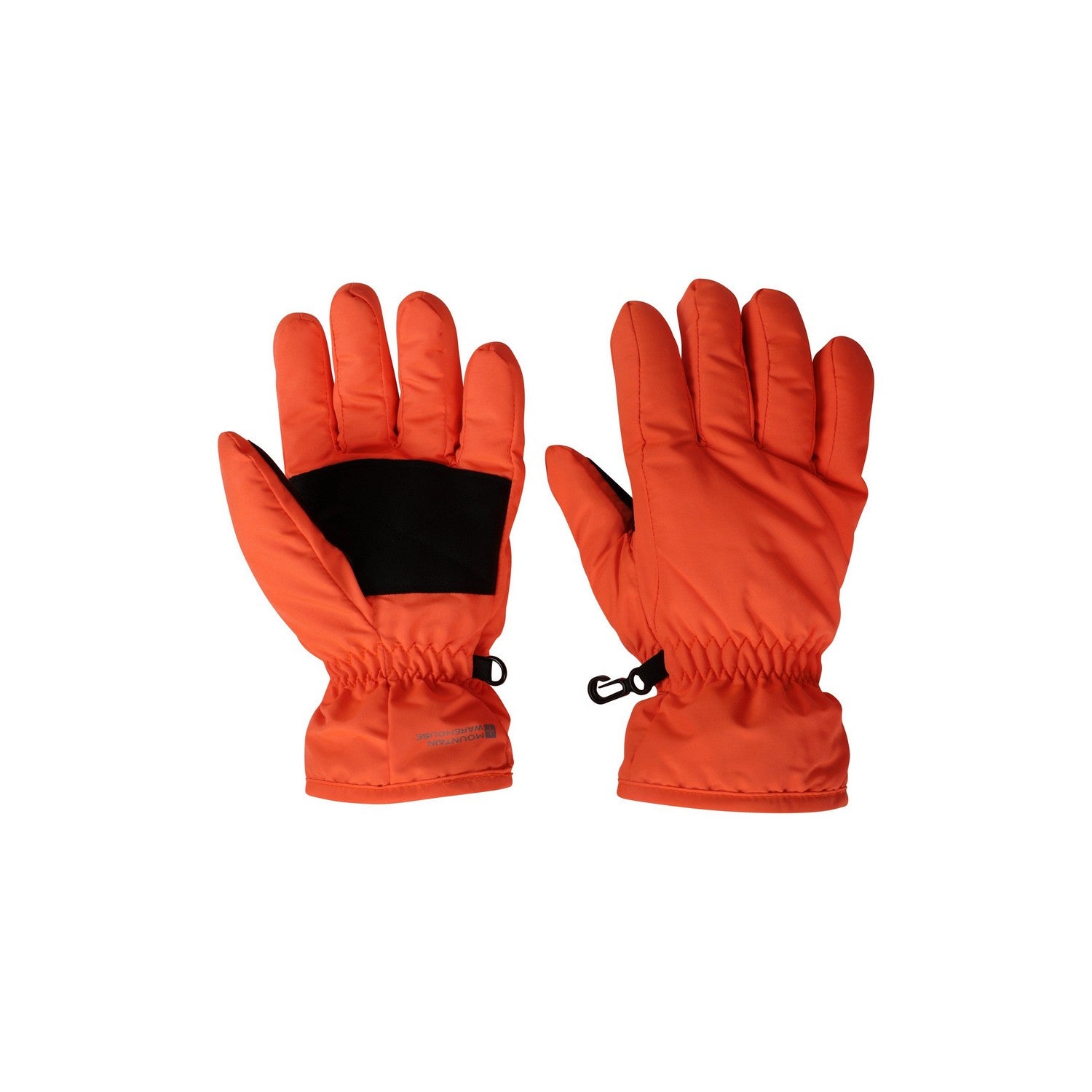 Orange - Side - Mountain Warehouse Childrens-Kids Ski Gloves