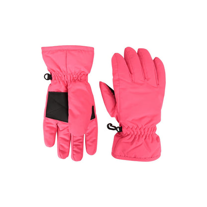 Pink - Side - Mountain Warehouse Childrens-Kids Ski Gloves