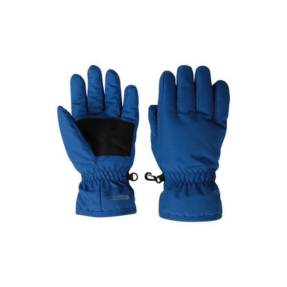 Blue - Side - Mountain Warehouse Childrens-Kids Ski Gloves
