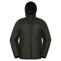 Jet Black - Front - Mountain Warehouse Mens Turbine II Softshell Padded Jacket