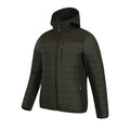 Khaki Green - Back - Mountain Warehouse Mens Turbine II Softshell Padded Jacket