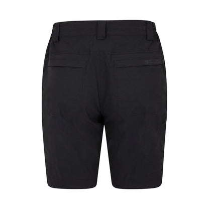 Black - Back - Mountain Warehouse Womens-Ladies Hiker Stretch Shorts