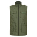 Green - Front - Mountain Warehouse Mens Trek II Gilet