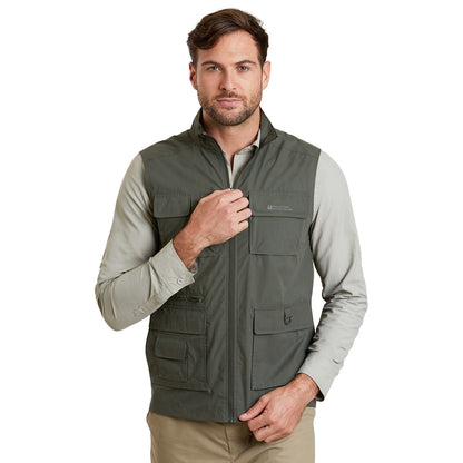 Green - Pack Shot - Mountain Warehouse Mens Trek II Gilet