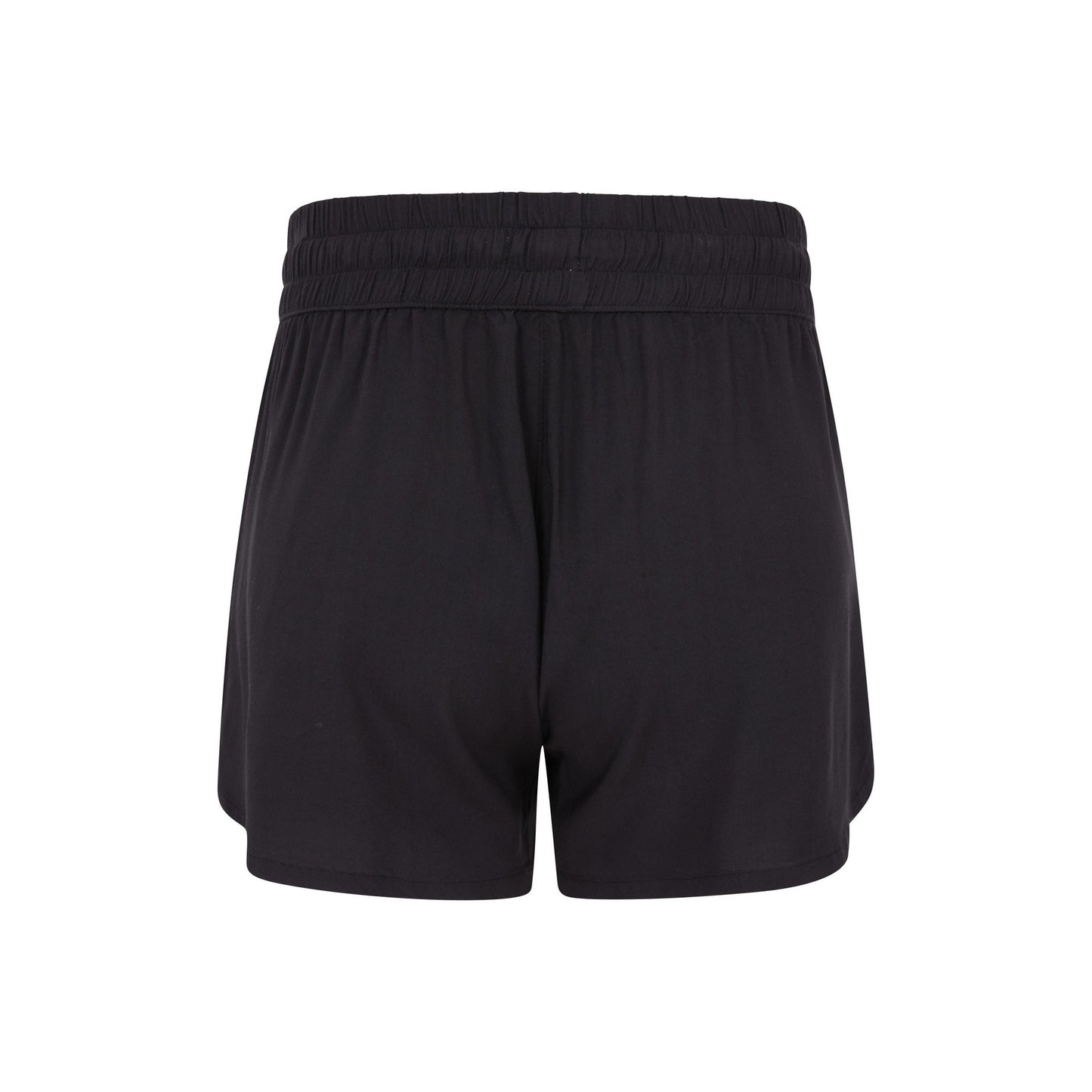 Black - Back - Mountain Warehouse Womens-Ladies Vibe Casual Shorts (Pack of 2)