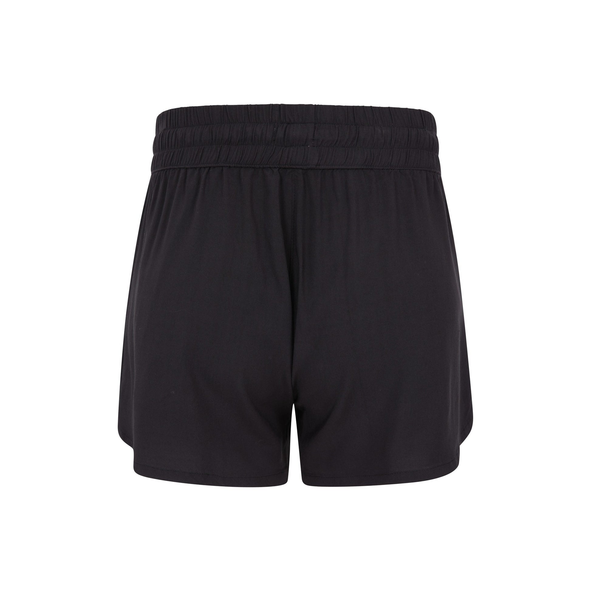 Black - Back - Mountain Warehouse Womens-Ladies Vibe Casual Shorts (Pack of 2)