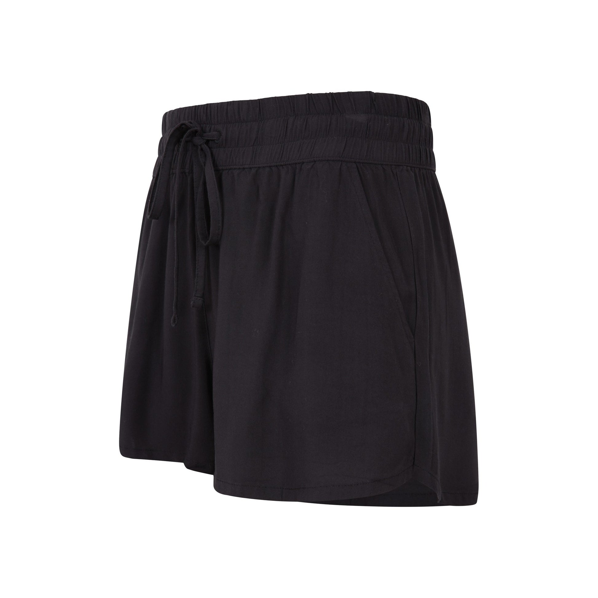 Black - Side - Mountain Warehouse Womens-Ladies Vibe Casual Shorts (Pack of 2)
