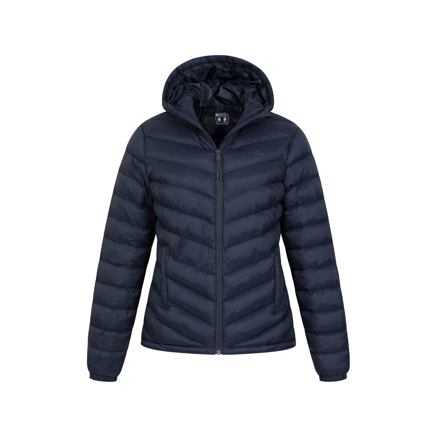Dark Blue - Pack Shot - Mountain Warehouse Womens-Ladies Seasons Padded Jacket