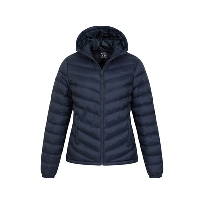 Dark Blue - Pack Shot - Mountain Warehouse Womens-Ladies Seasons Padded Jacket
