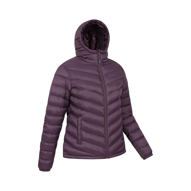 Purple - Side - Mountain Warehouse Womens-Ladies Seasons Padded Jacket