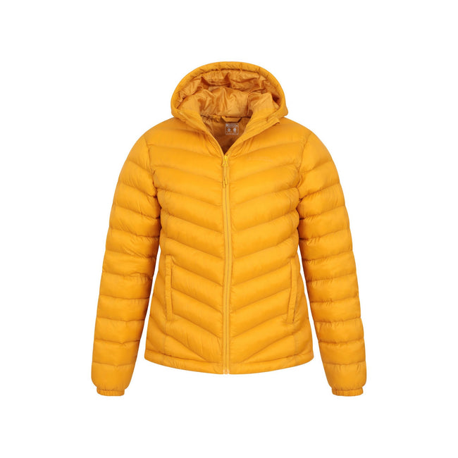 Yellow - Pack Shot - Mountain Warehouse Womens-Ladies Seasons Padded Jacket