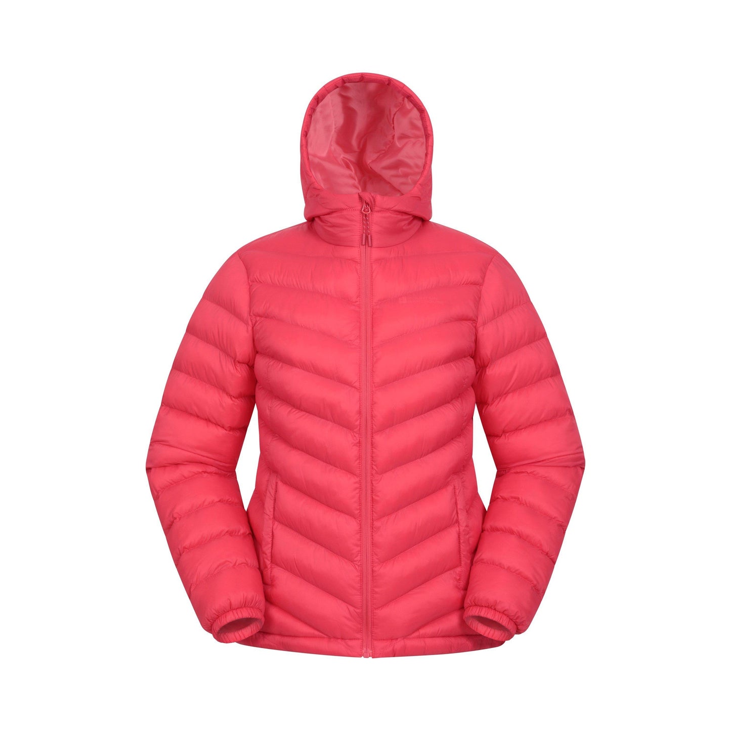 Fiery Coral - Front - Mountain Warehouse Womens-Ladies Seasons Padded Jacket