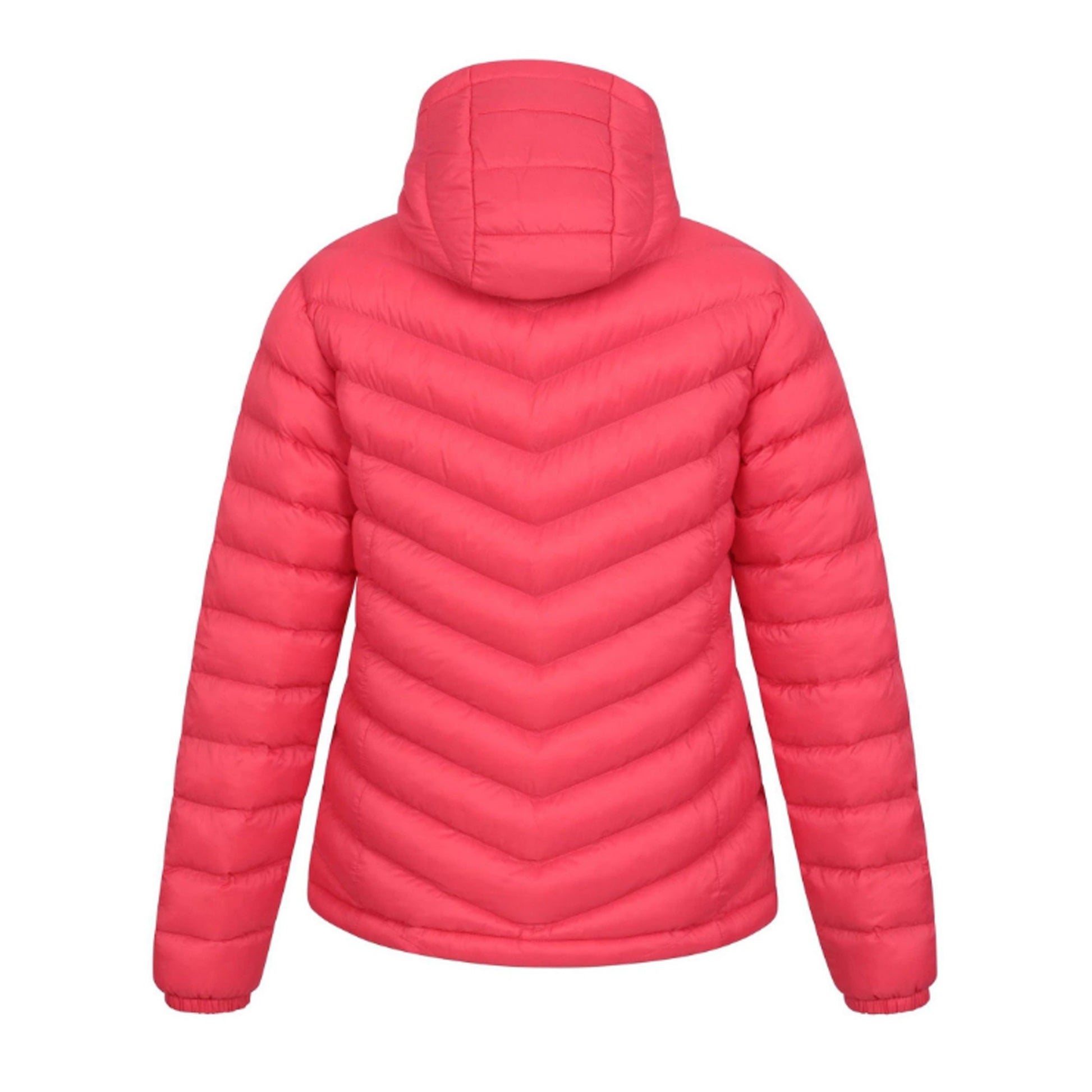 Fiery Coral - Back - Mountain Warehouse Womens-Ladies Seasons Padded Jacket