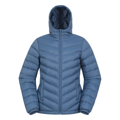 Blue - Front - Mountain Warehouse Womens-Ladies Seasons Padded Jacket