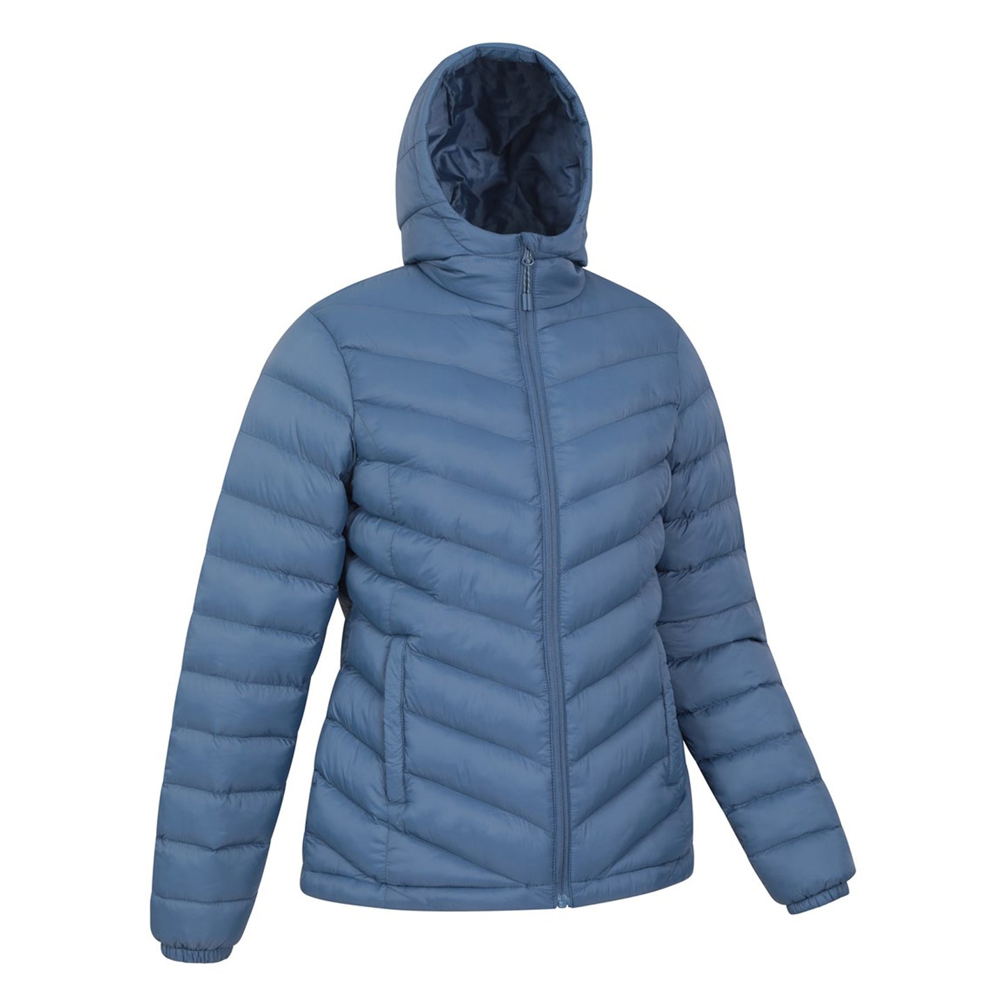 Blue - Back - Mountain Warehouse Womens-Ladies Seasons Padded Jacket
