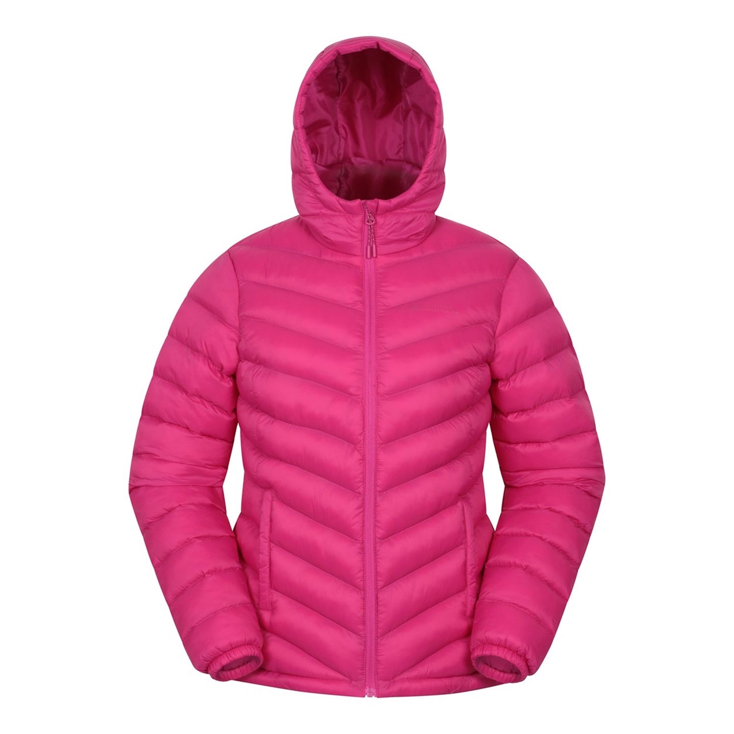 Bright Pink - Front - Mountain Warehouse Womens-Ladies Seasons Padded Jacket