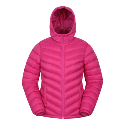 Bright Pink - Front - Mountain Warehouse Womens-Ladies Seasons Padded Jacket