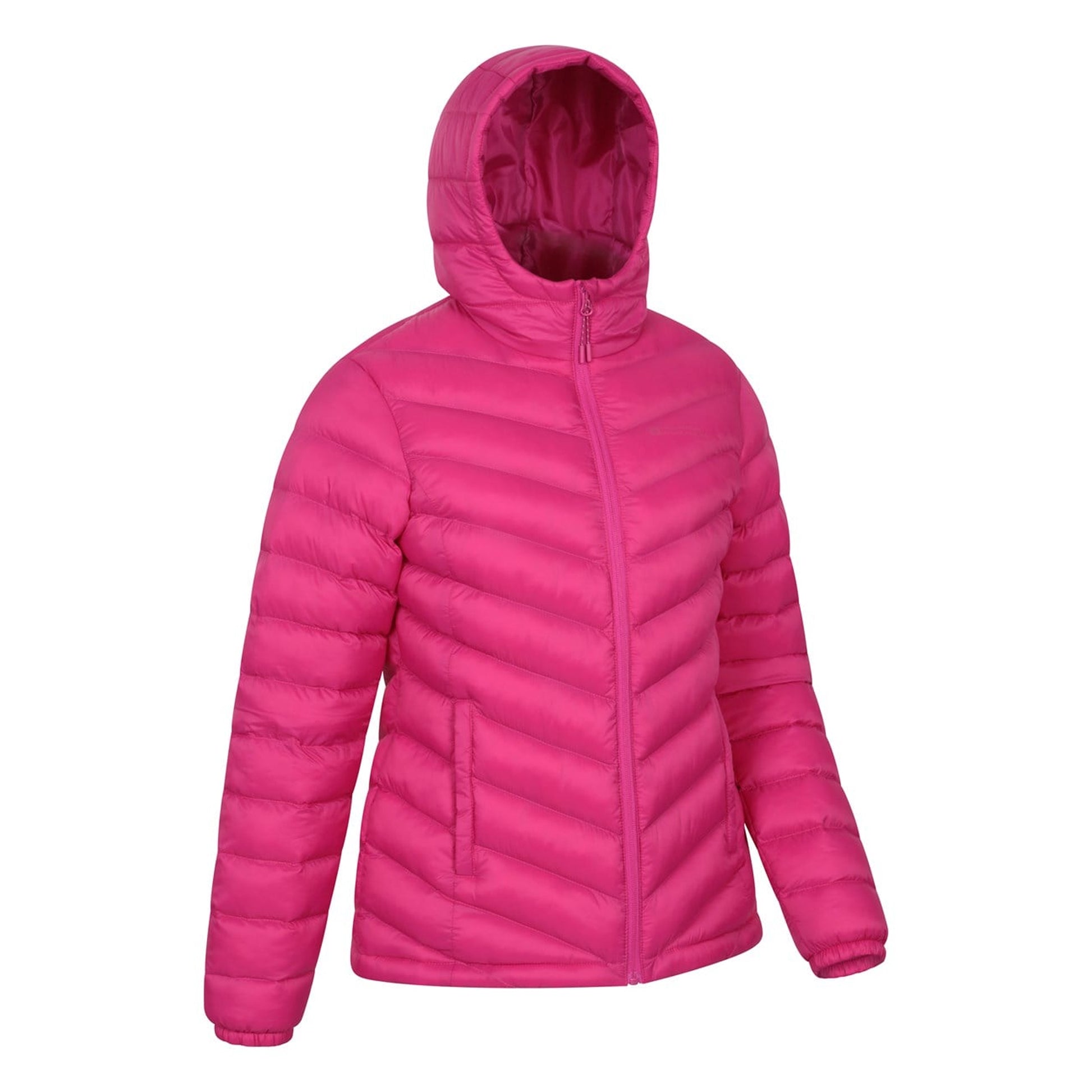 Bright Pink - Back - Mountain Warehouse Womens-Ladies Seasons Padded Jacket