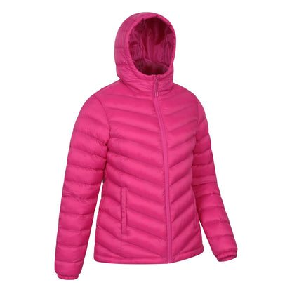 Bright Pink - Back - Mountain Warehouse Womens-Ladies Seasons Padded Jacket