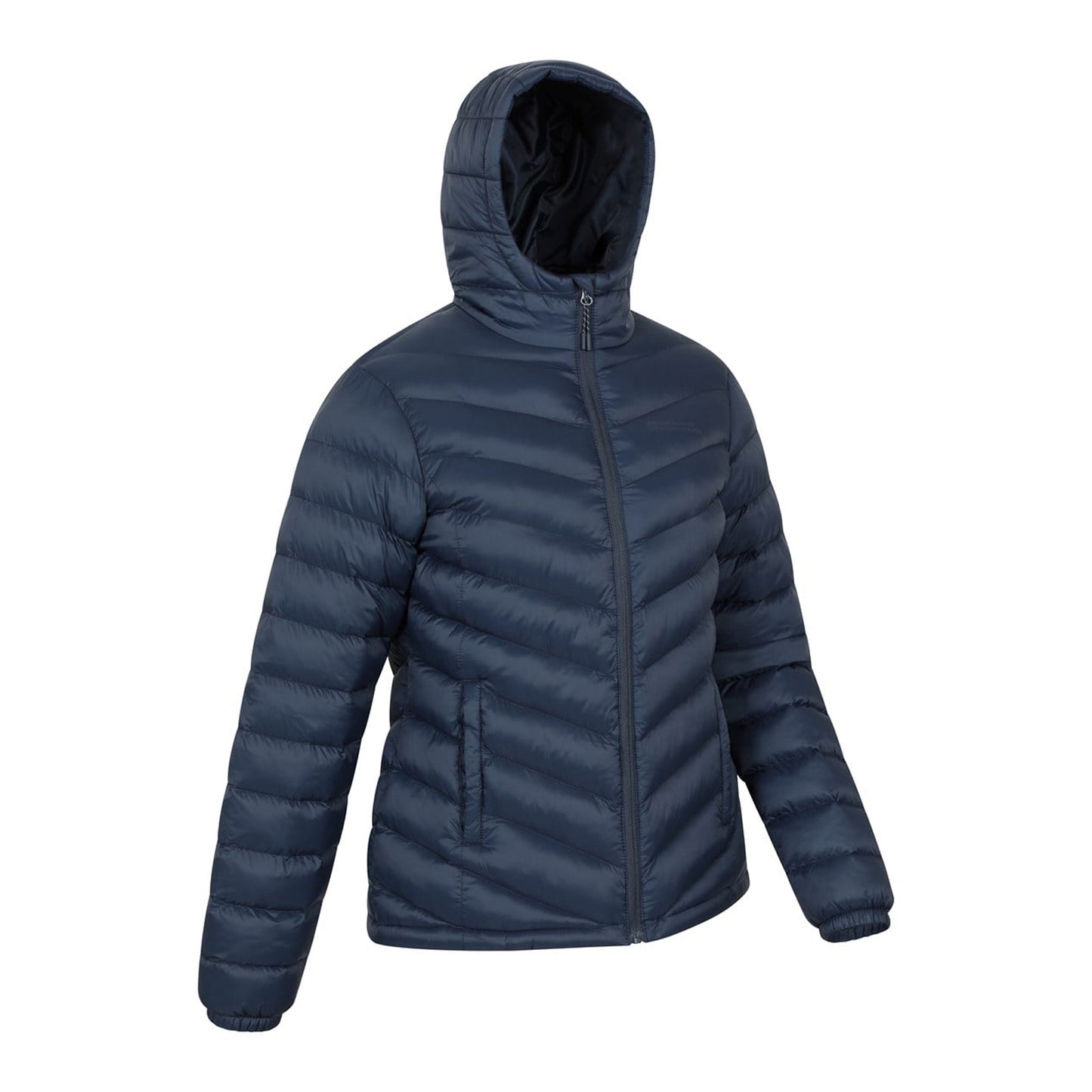 Navy - Back - Mountain Warehouse Womens-Ladies Seasons Padded Jacket