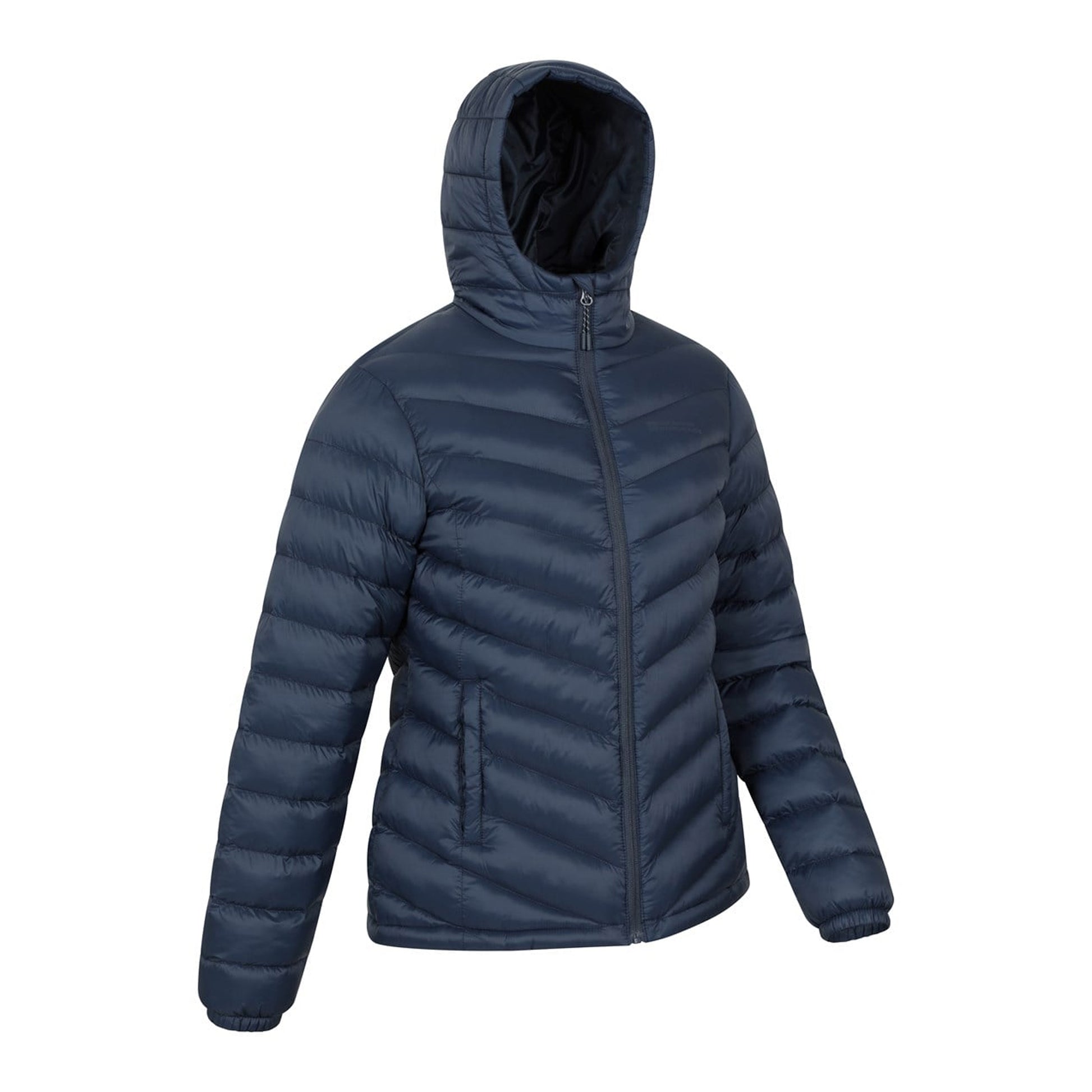 Navy - Back - Mountain Warehouse Womens-Ladies Seasons Padded Jacket
