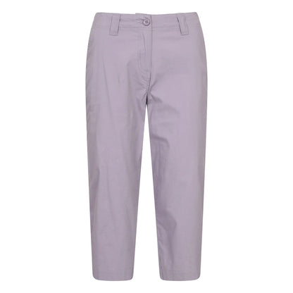 Dusky Purple - Front - Mountain Warehouse Womens-Ladies Coastal Stretch Capri