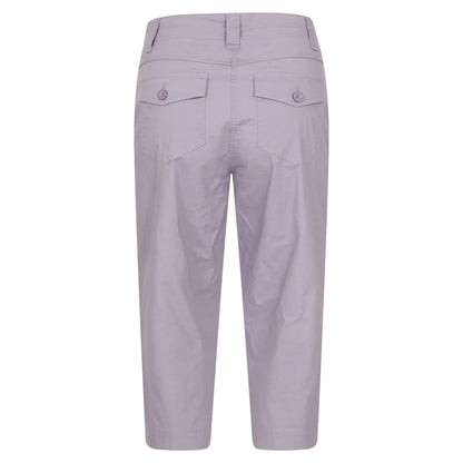 Dusky Purple - Back - Mountain Warehouse Womens-Ladies Coastal Stretch Capri