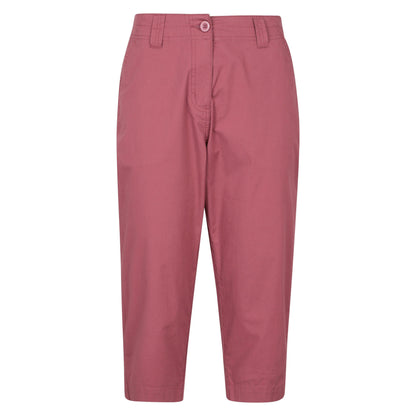 Pink - Front - Mountain Warehouse Womens-Ladies Coastal Stretch Capri