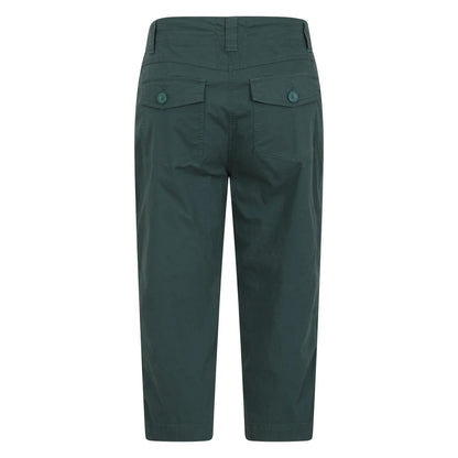 Green - Back - Mountain Warehouse Womens-Ladies Coastal Stretch Capri