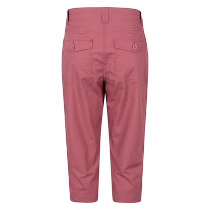 Pink - Side - Mountain Warehouse Womens-Ladies Coastal Stretch Capri