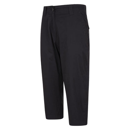 Black - Side - Mountain Warehouse Womens-Ladies Coastal Stretch Capri
