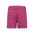 Purple - Back - Mountain Warehouse Girls Paperbag Shorts