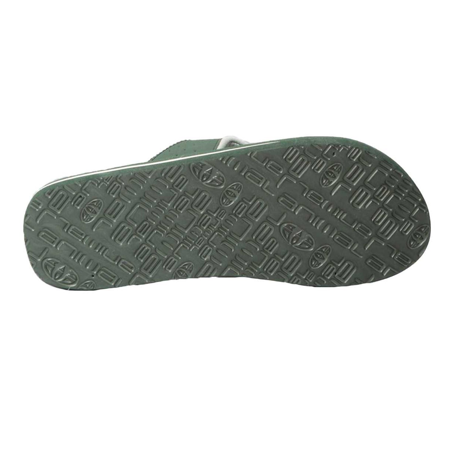 Green - Side - Animal Mens Jekyl Recycled Flip Flops