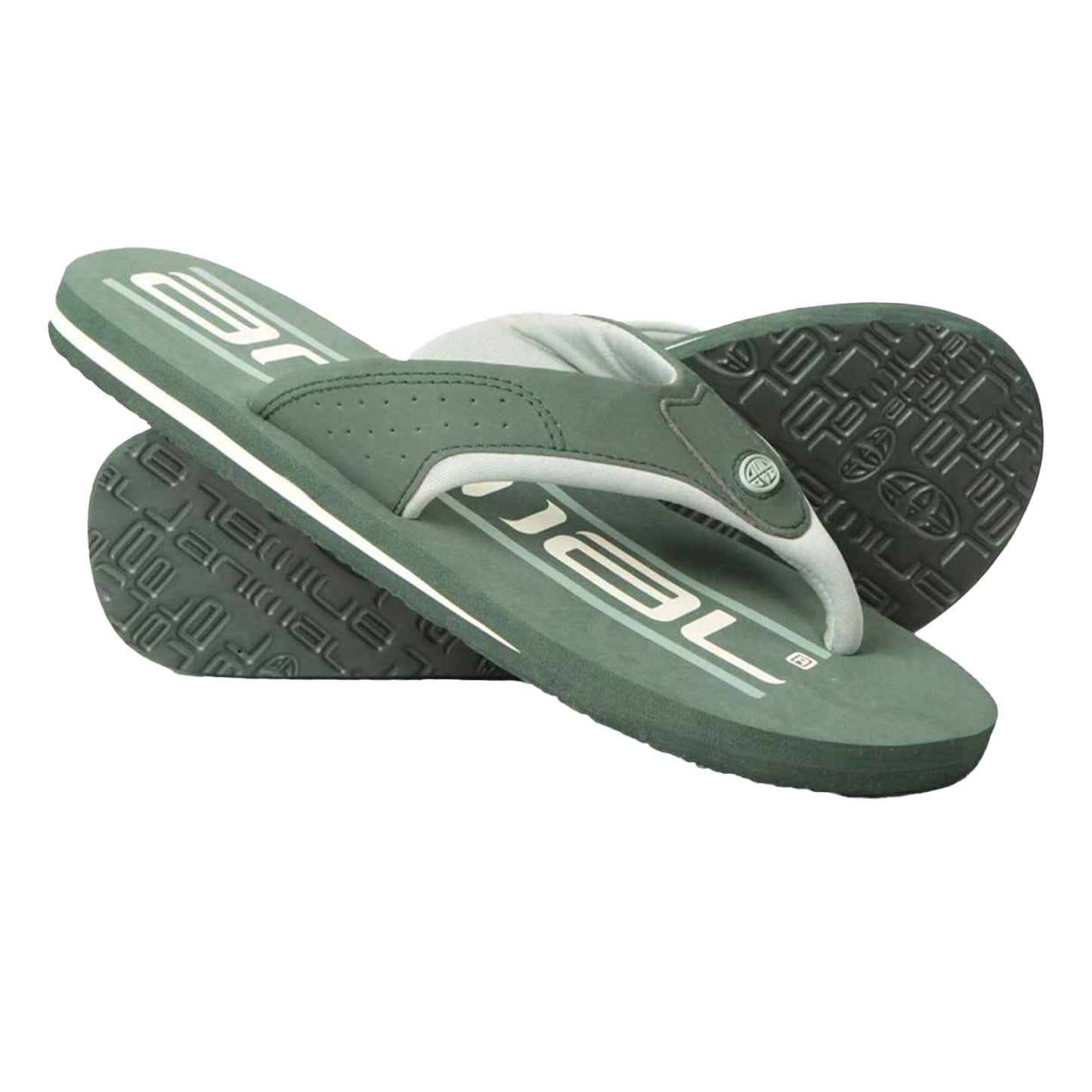 Green - Lifestyle - Animal Mens Jekyl Recycled Flip Flops