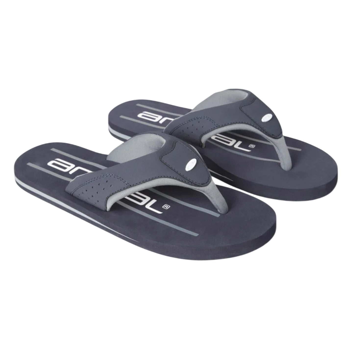 Navy - Front - Animal Mens Jekyl Recycled Flip Flops