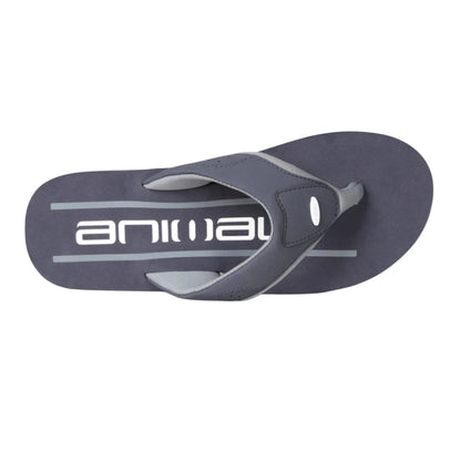 Navy - Back - Animal Mens Jekyl Recycled Flip Flops