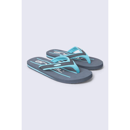 Light Blue - Front - Animal Mens Jekyl Recycled Flip Flops
