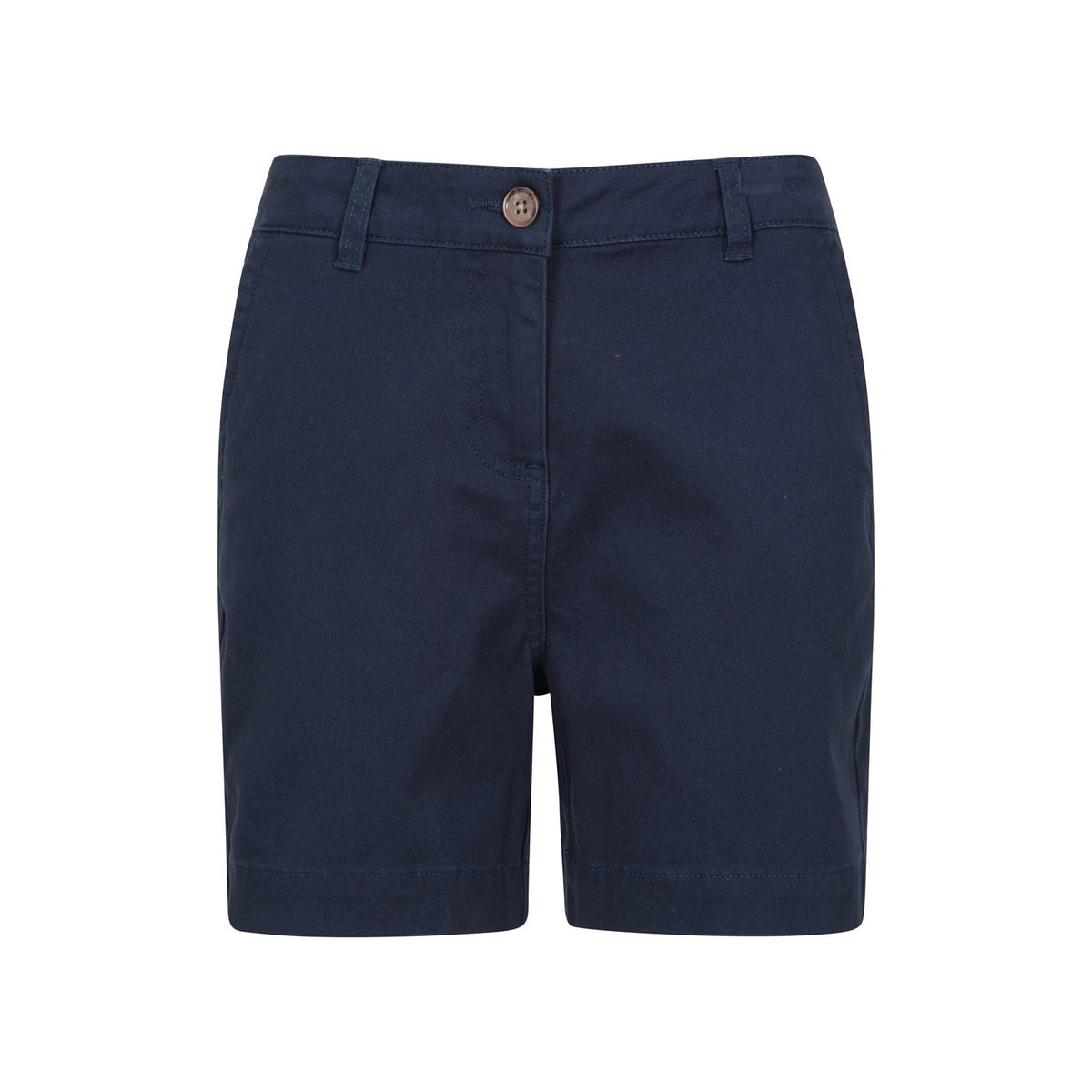 Navy - Front - Mountain Warehouse Womens-Ladies Bay Chino Organic Shorts