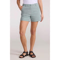 Light Khaki - Front - Mountain Warehouse Womens-Ladies Bay Chino Organic Shorts