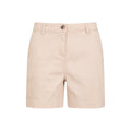 Beige - Front - Mountain Warehouse Womens-Ladies Bay Chino Organic Shorts