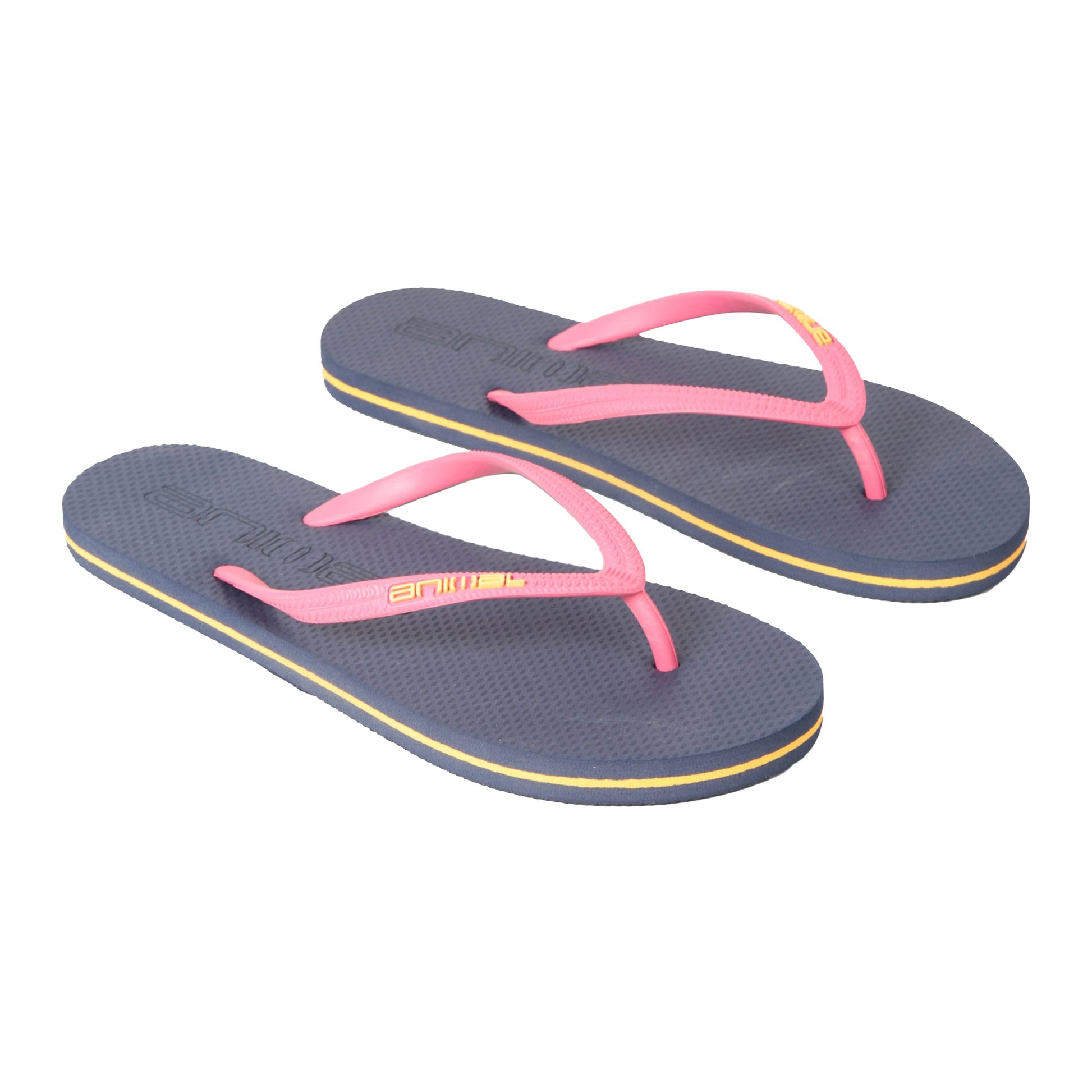 Navy - Front - Animal Womens-Ladies Oceana Flip Flops