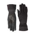 Black - Side - Mountain Warehouse Mens Touch Screen Softshell Gloves