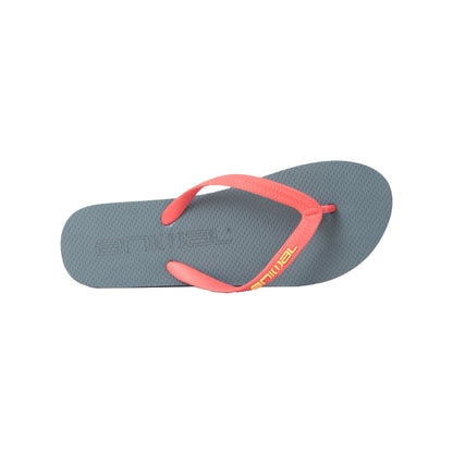 Grey - Back - Animal Mens Oceana Flip Flops