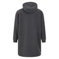 Grey - Back - Mountain Warehouse Mens Snug Borg Hoodie Blanket