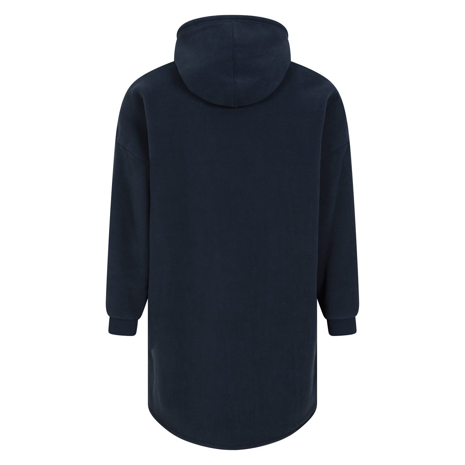Navy - Back - Mountain Warehouse Mens Snug Borg Hoodie Blanket