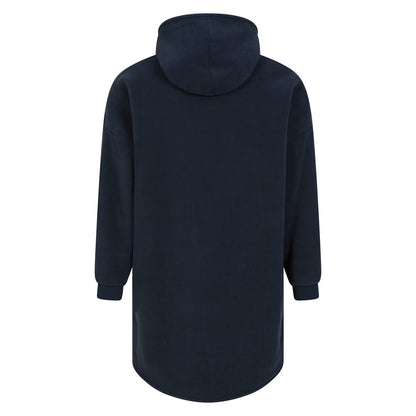 Navy - Back - Mountain Warehouse Mens Snug Borg Hoodie Blanket