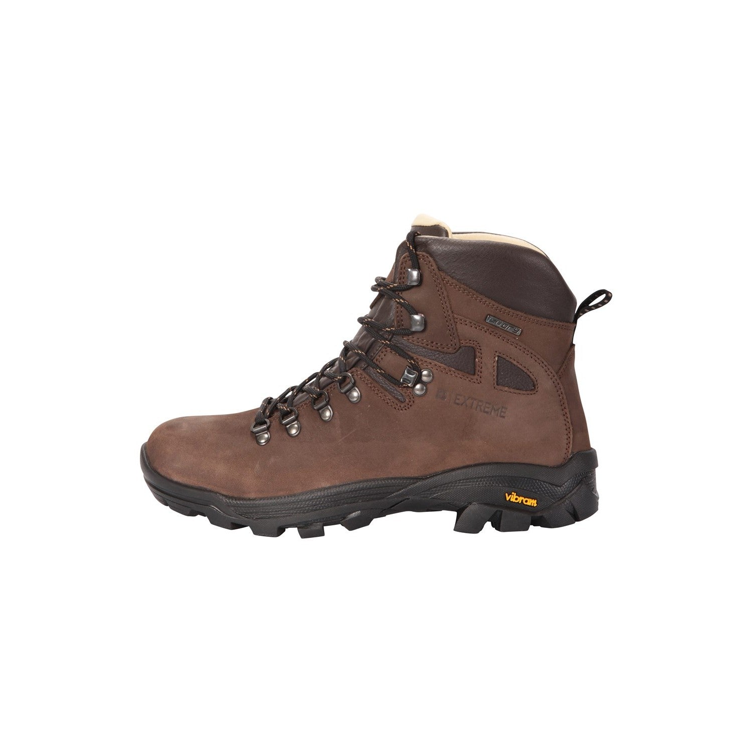 Brown - Back - Mountain Warehouse Mens Extreme Excalibur Leather Walking Boots