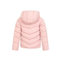 Pink - Back - Mountain Warehouse Childrens-Kids Chill Padded Jacket